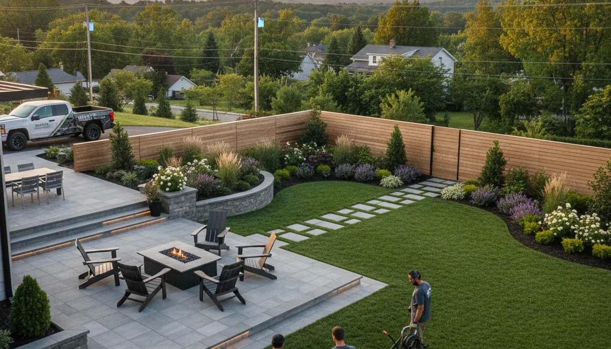 Landscaping services in Harrisburg, PA for lawn care, hardscaping, and yard maintenance